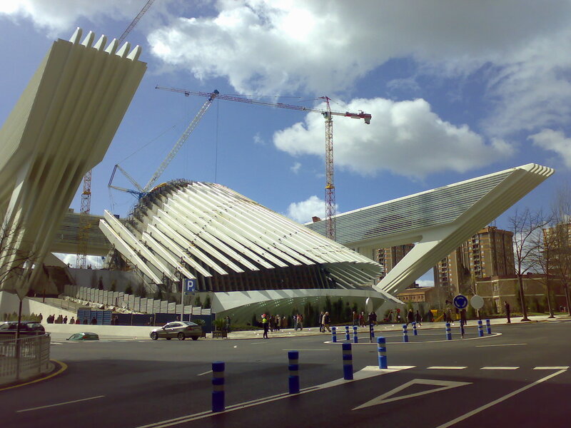 Modern building under construction