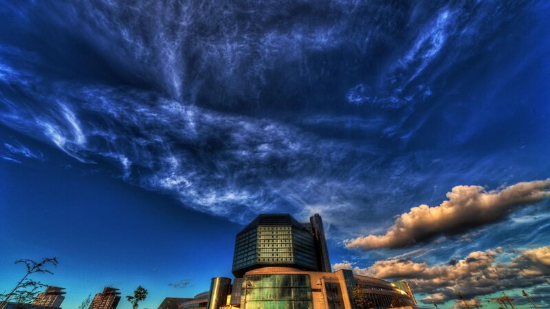 Modern Building under Sky