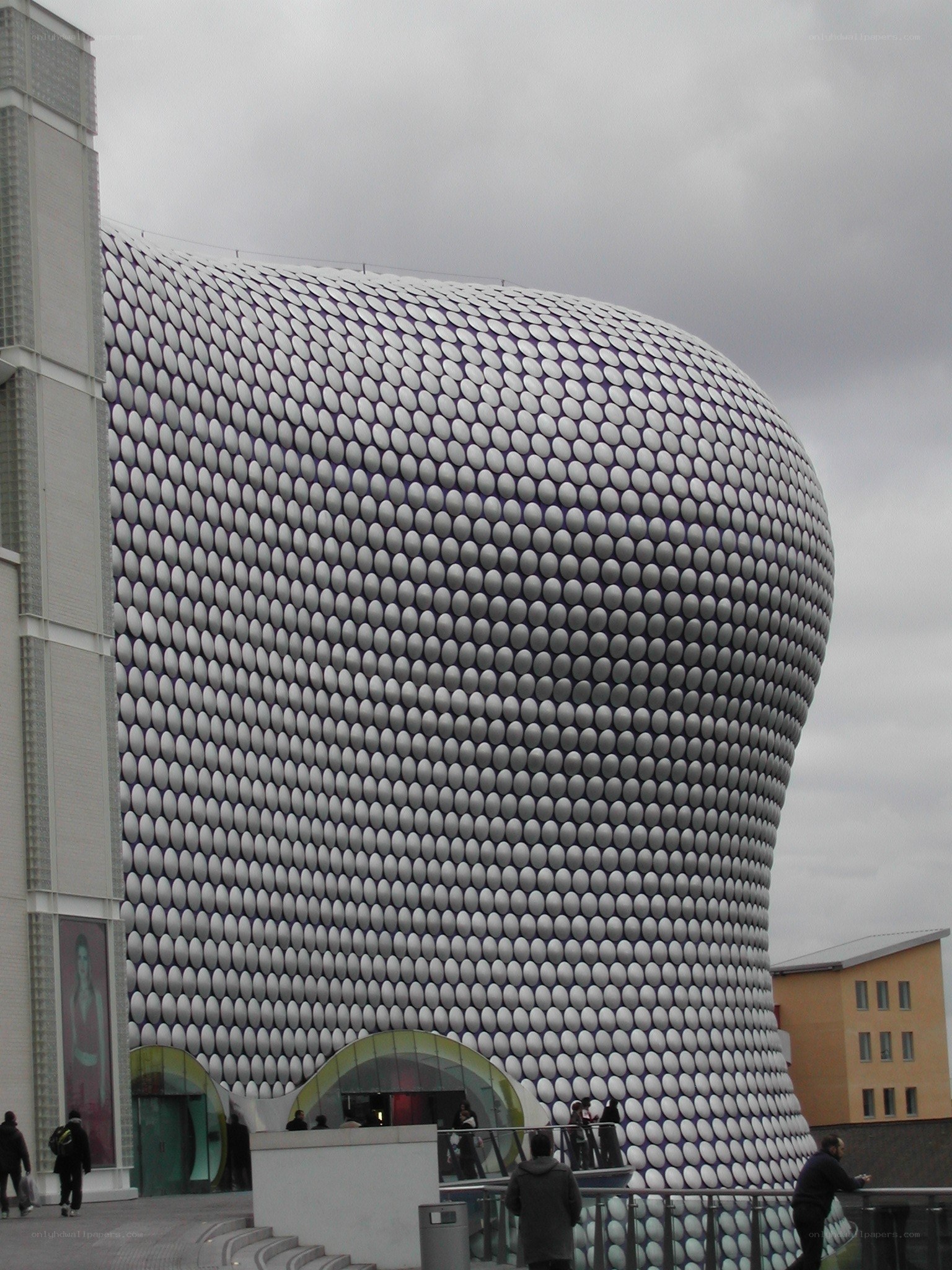 modern building with bubble facade