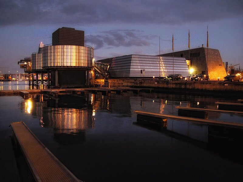 Modern Buildings at Harbor