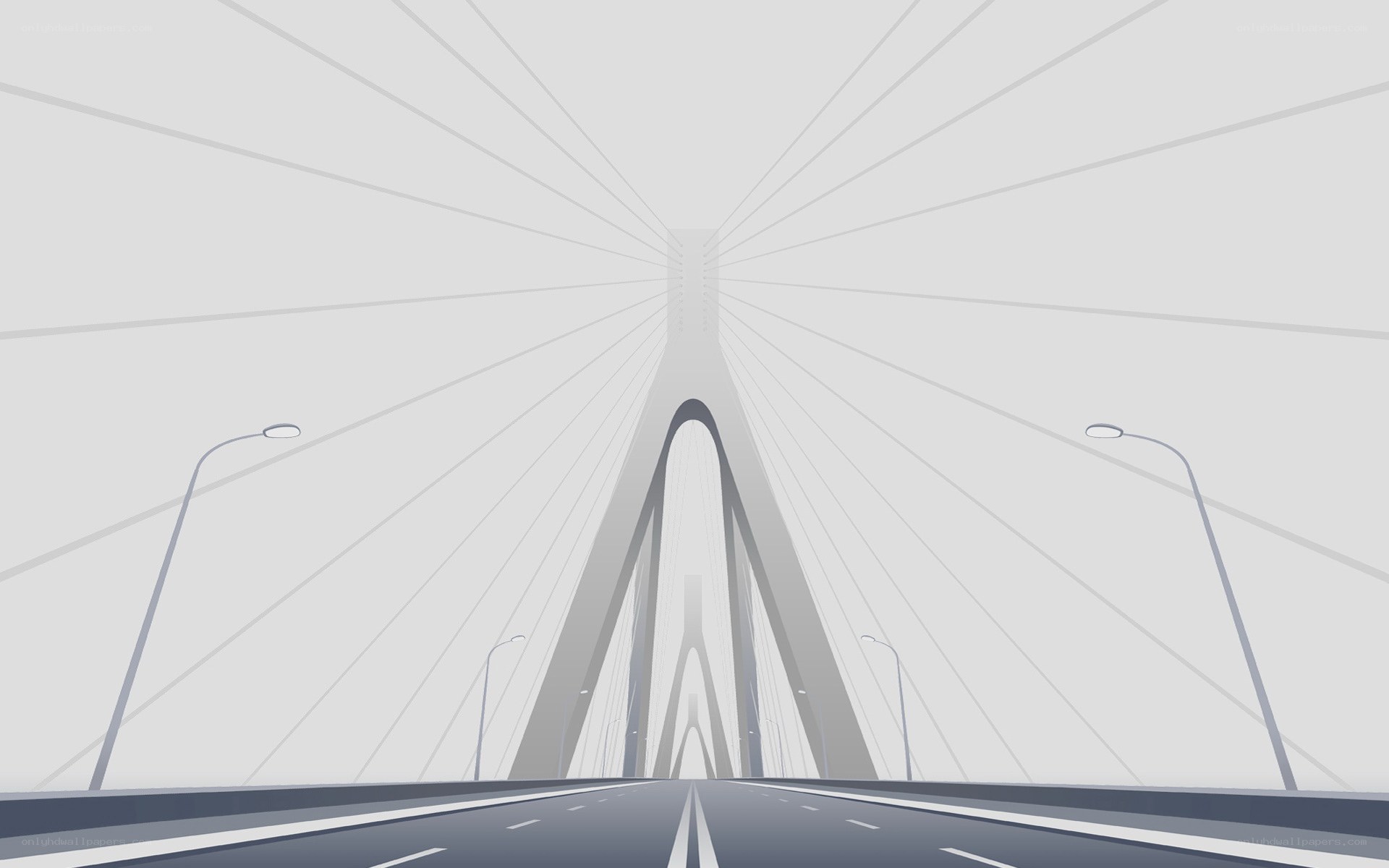 modern cable-stayed bridge