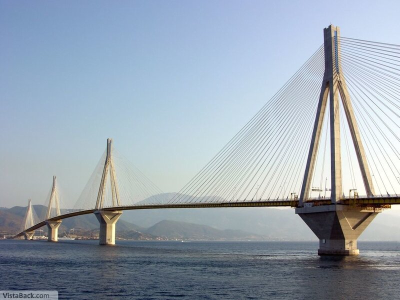 modern cable-stayed bridge