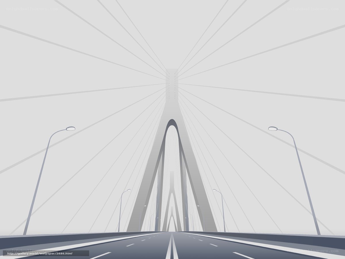 modern cable-stayed bridge