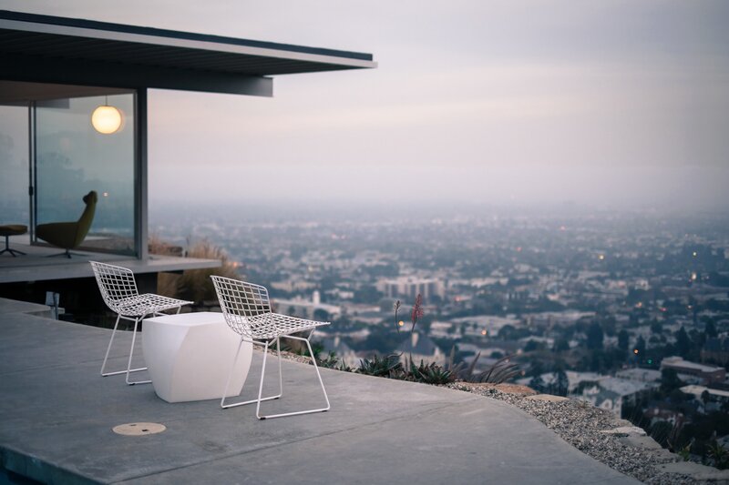 Modern Chairs on Patio