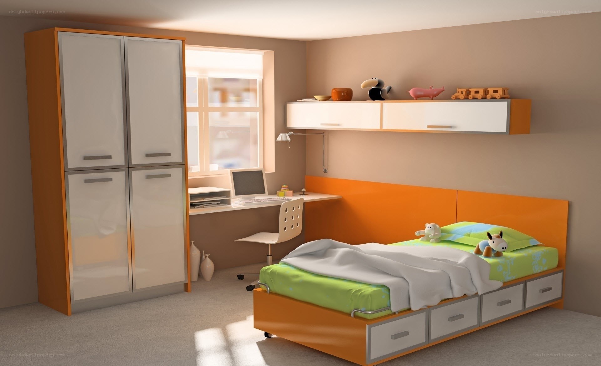 Modern children's bedroom