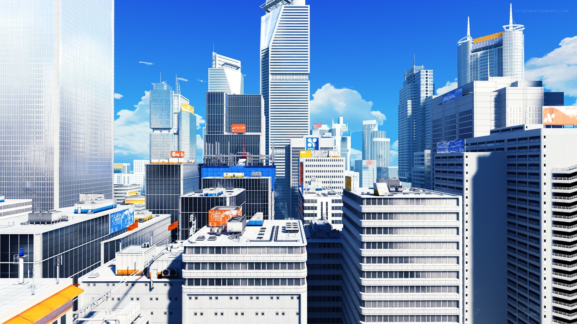 modern city skyline