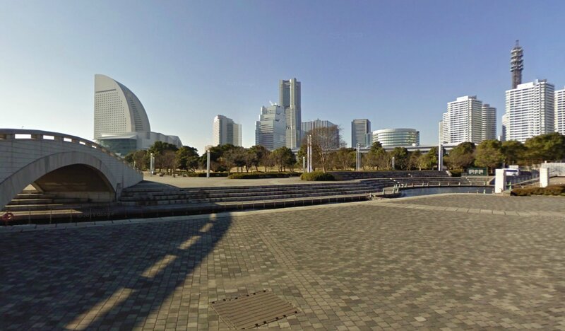 Modern City Skyline — Blue
