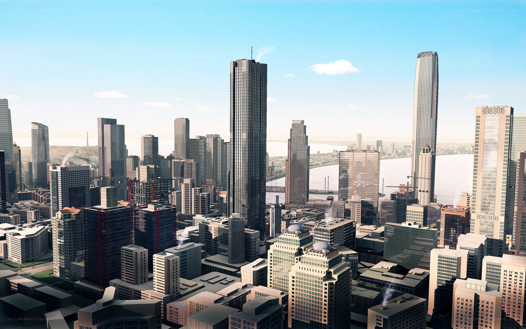 modern city skyline