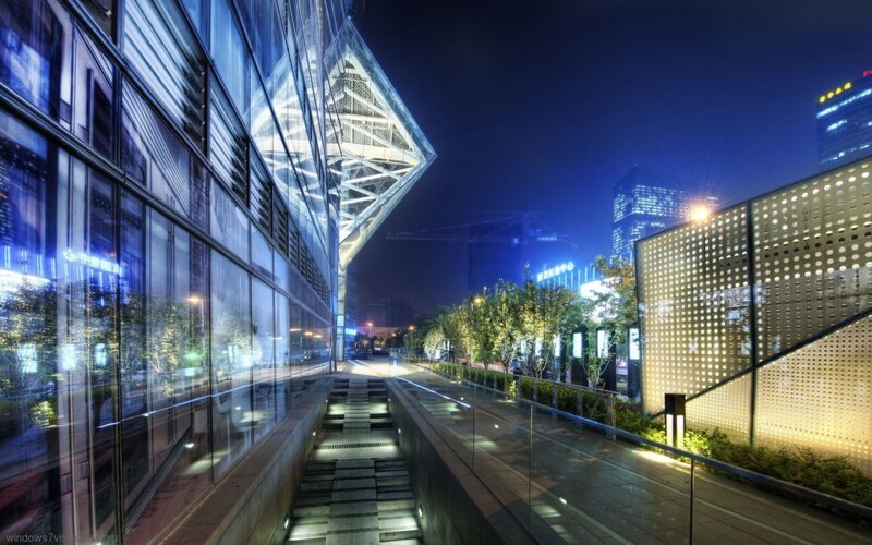Modern City Walkway