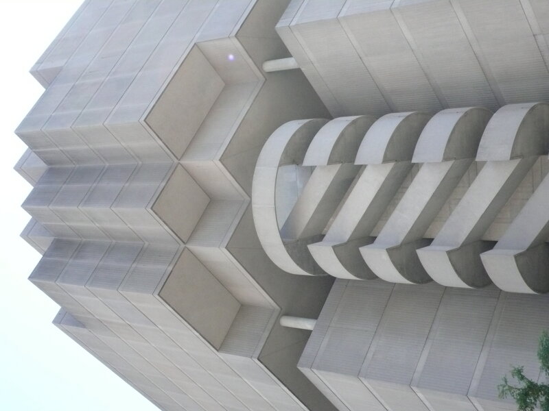 modern concrete building architecture