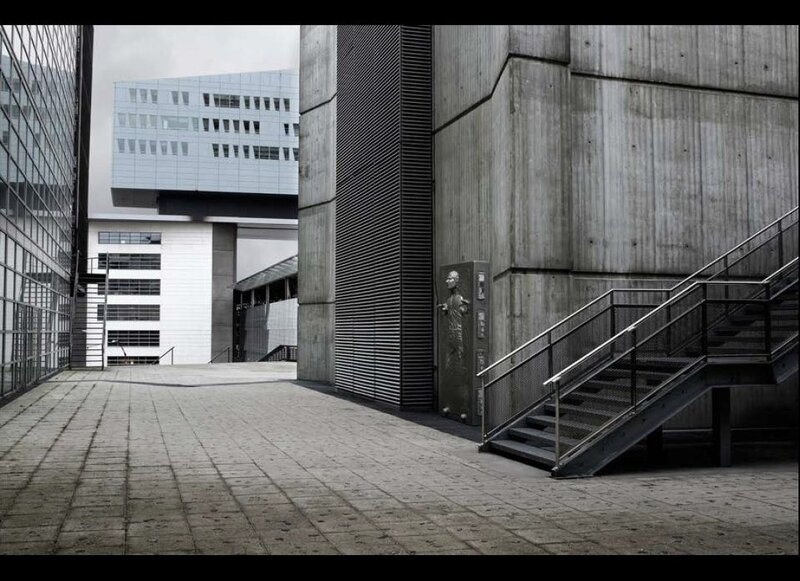 modern concrete building exterior