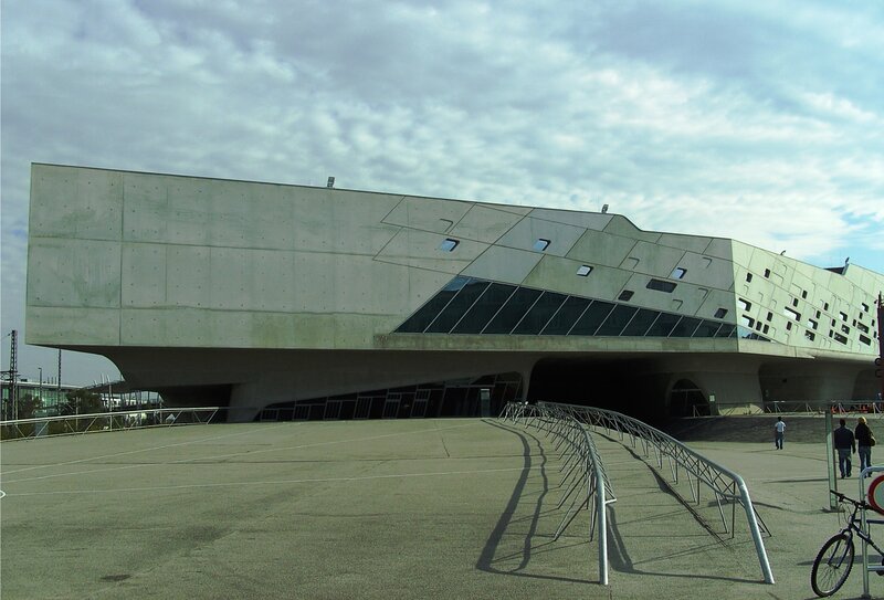 modern concrete building exterior