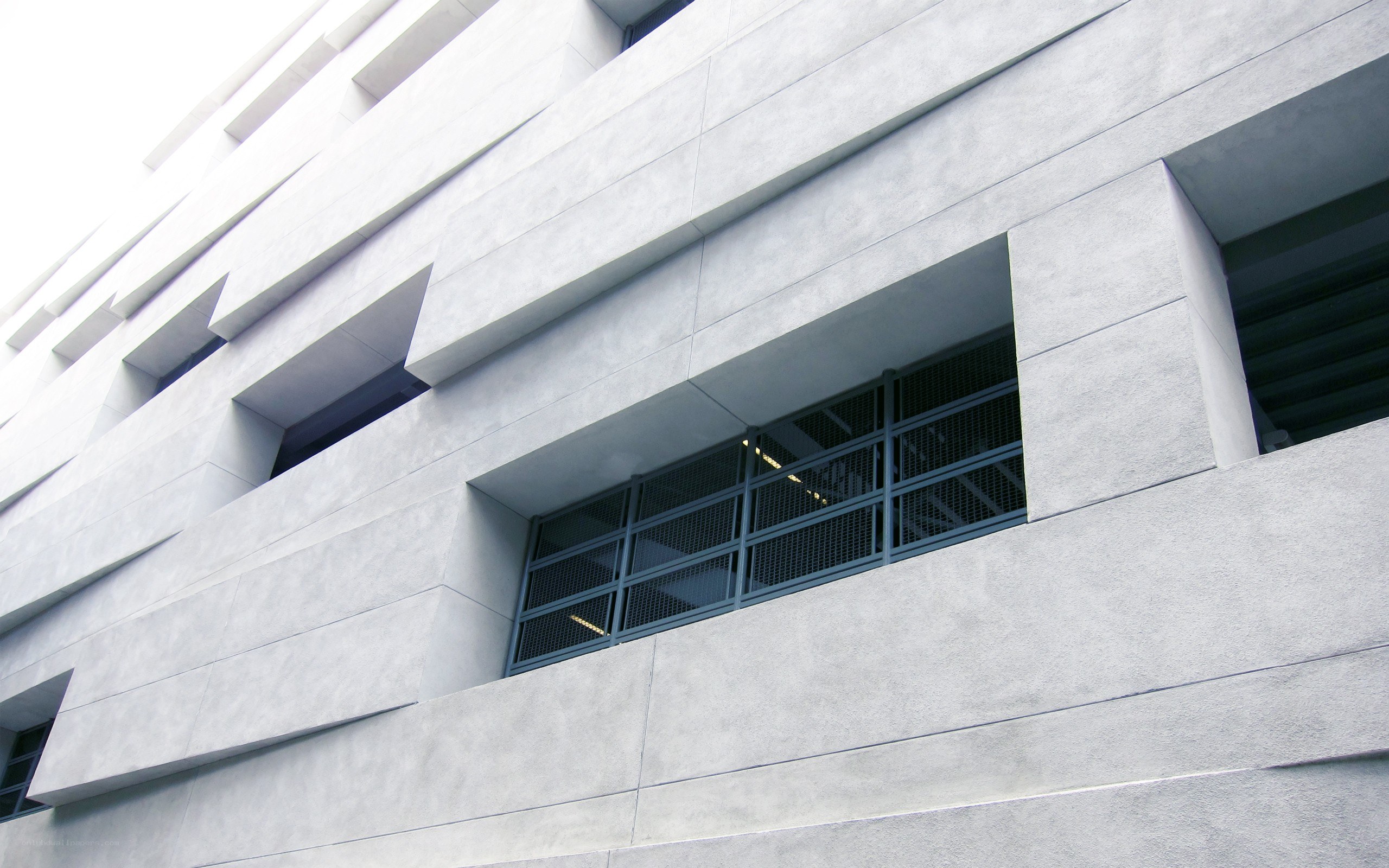 modern concrete building facade