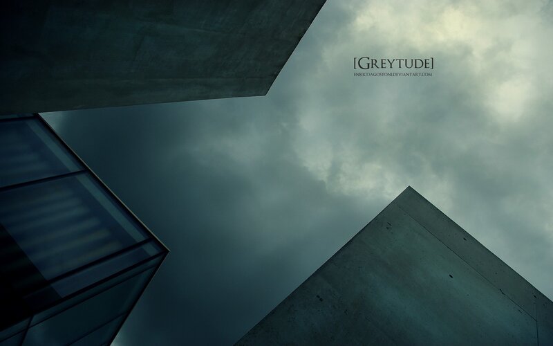 Modern Concrete Buildings — Grey, Dramatic