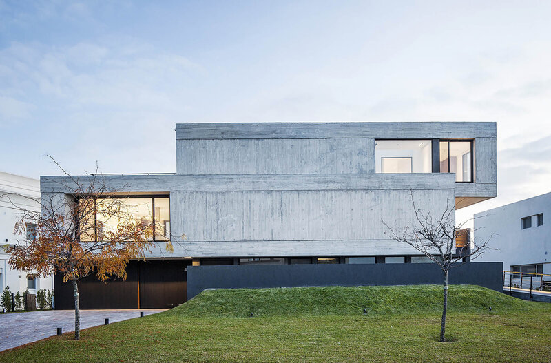 Modern Concrete House — Gray, Serene