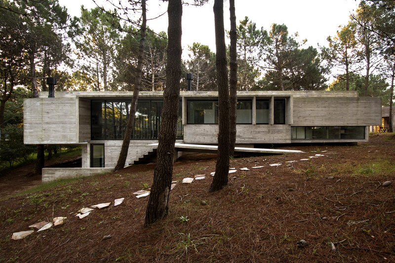 Modern Concrete House — Gray