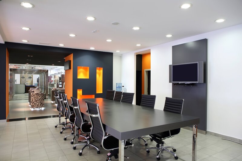Modern conference room interior