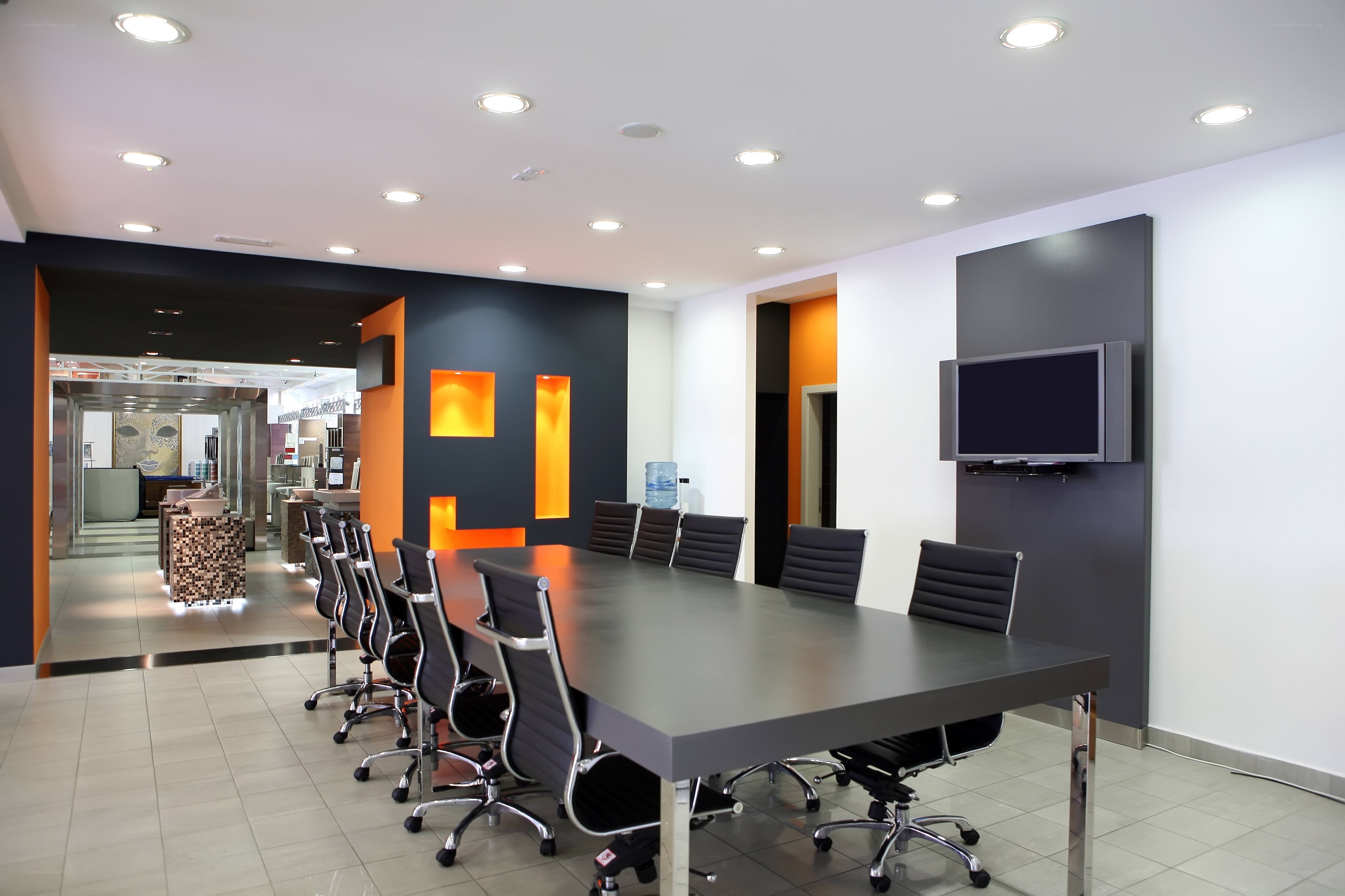 Modern conference room interior