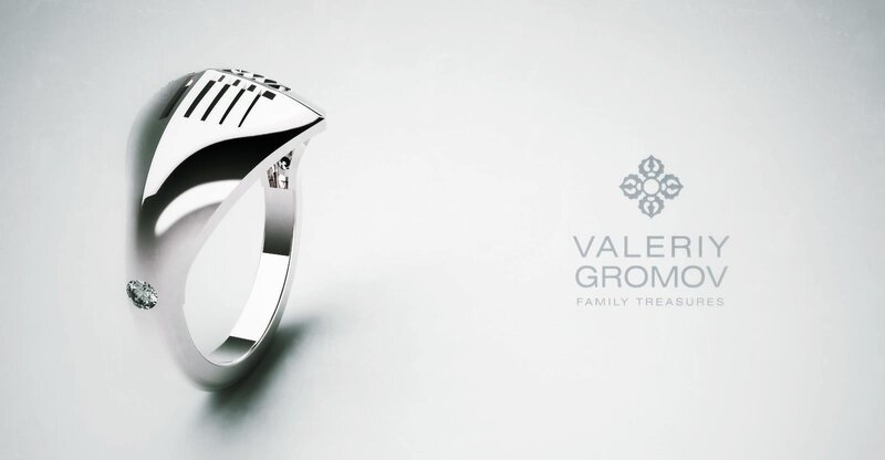Modern diamond ring design