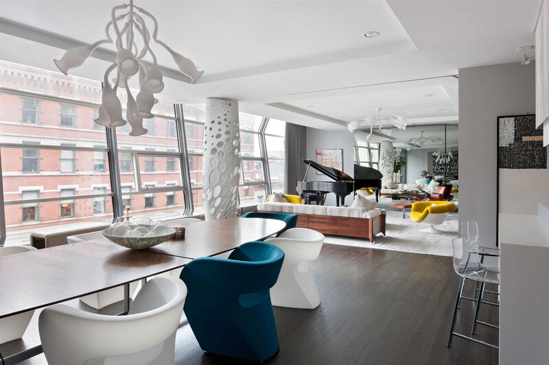 Modern Dining Room — White
