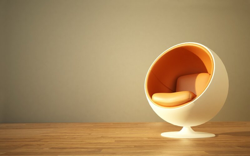 Modern egg chair design