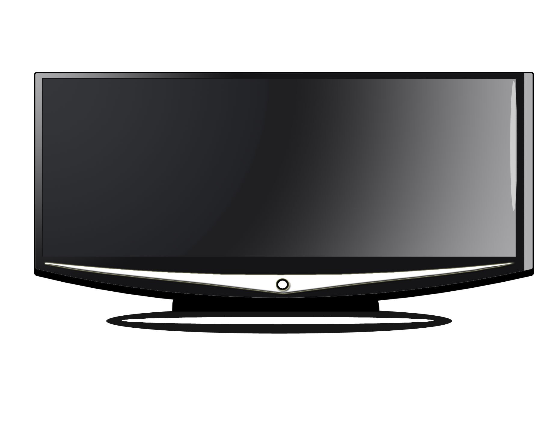 modern flat-screen television