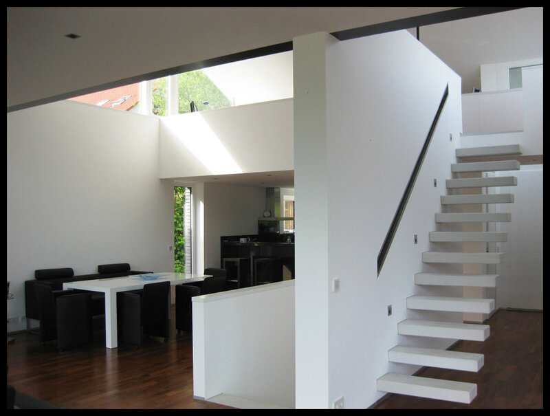 Modern Floating Staircase