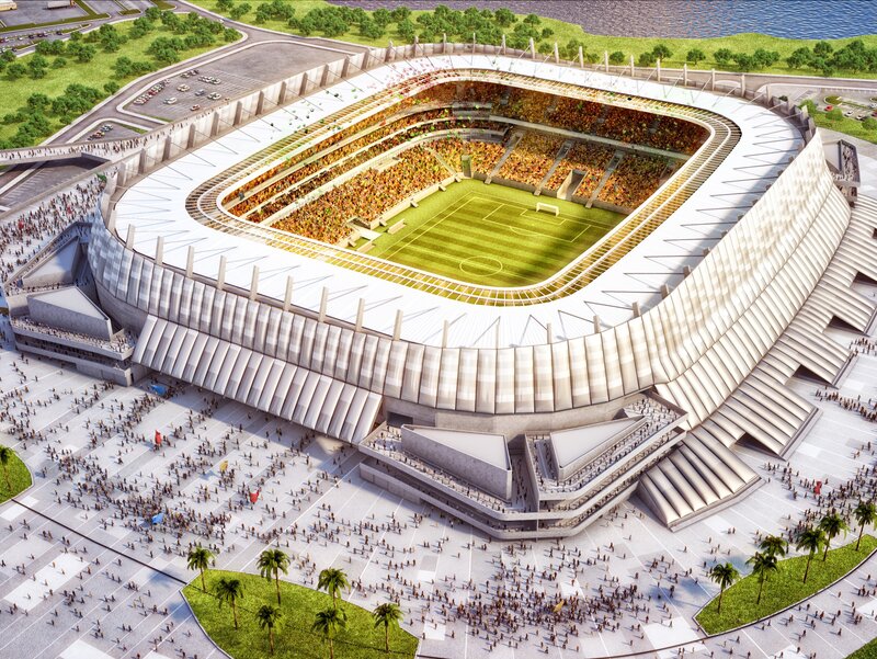 modern football stadium design
