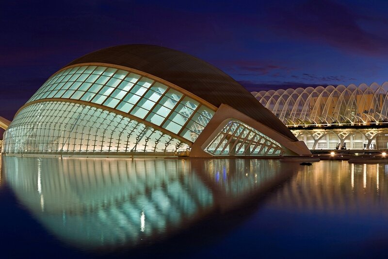 Modern Glass Building — Blue, Serene