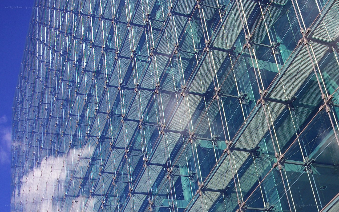modern glass building facade