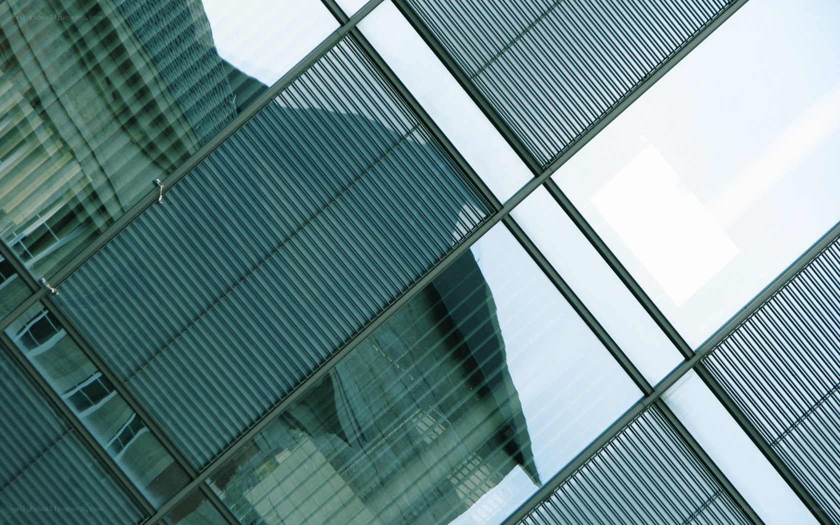 modern glass building facade
