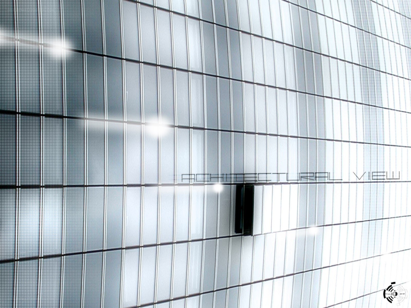 modern glass building facade