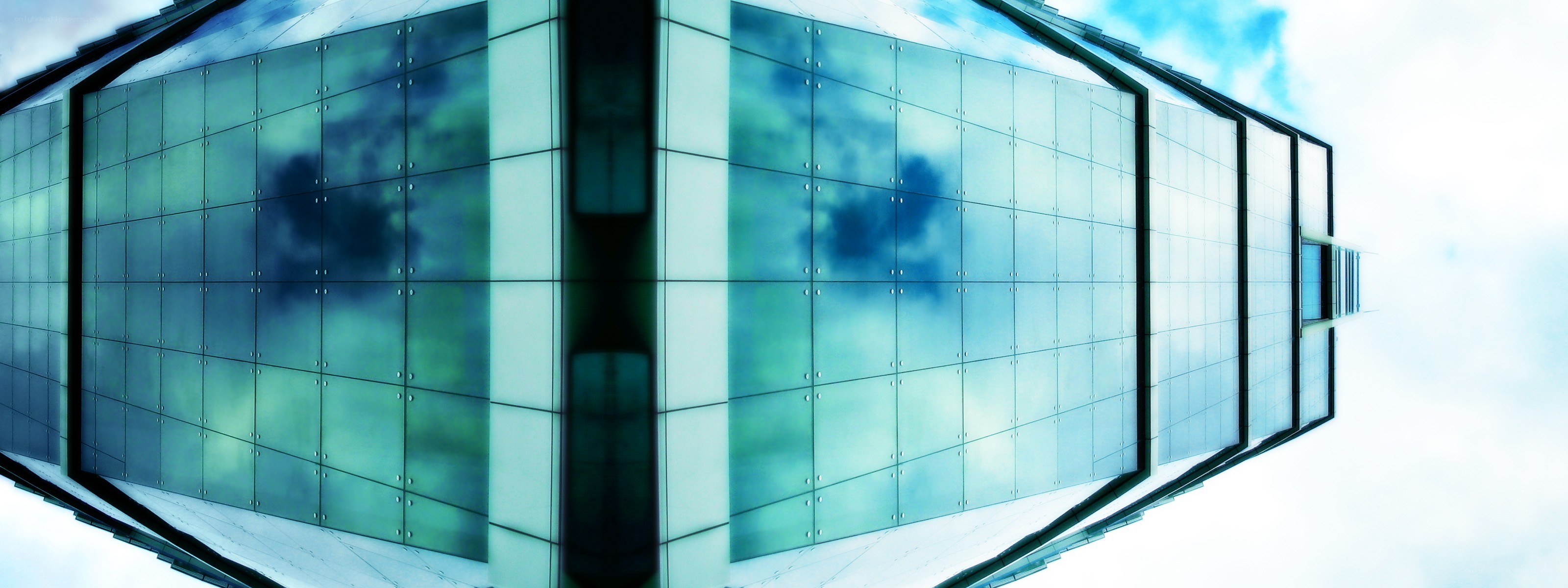 modern glass building facade