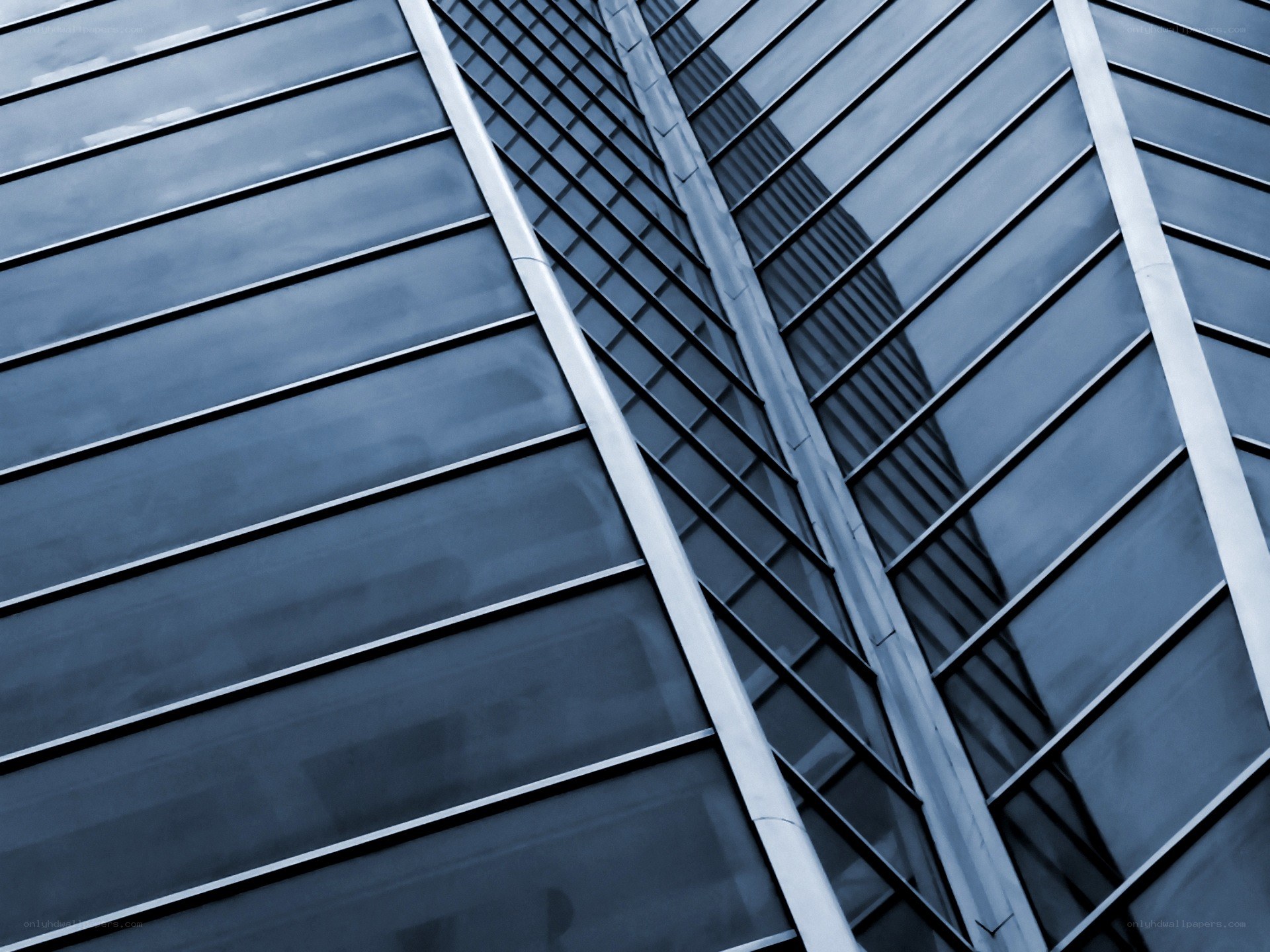 modern glass building facade