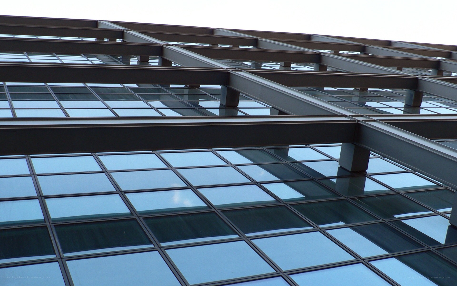 modern glass building facade