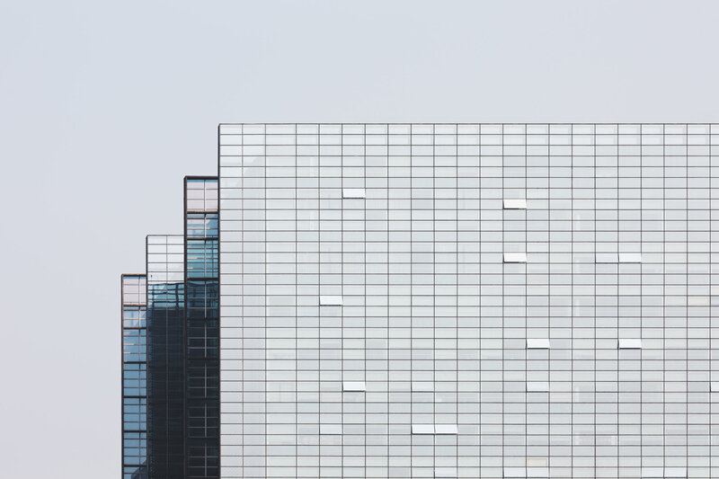 Modern Glass Building — Gray, Neutral