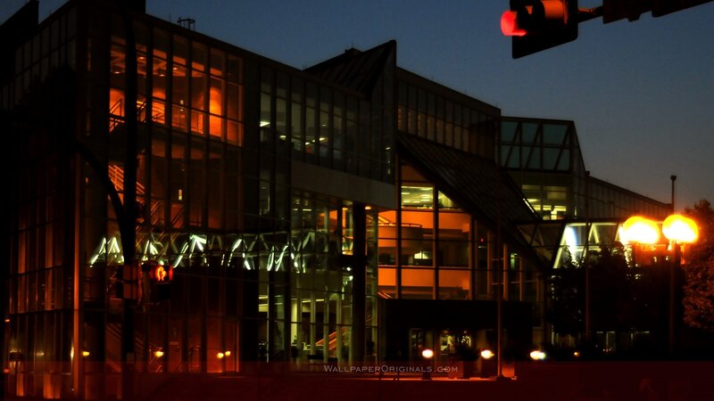 Modern Glass Building — Orange