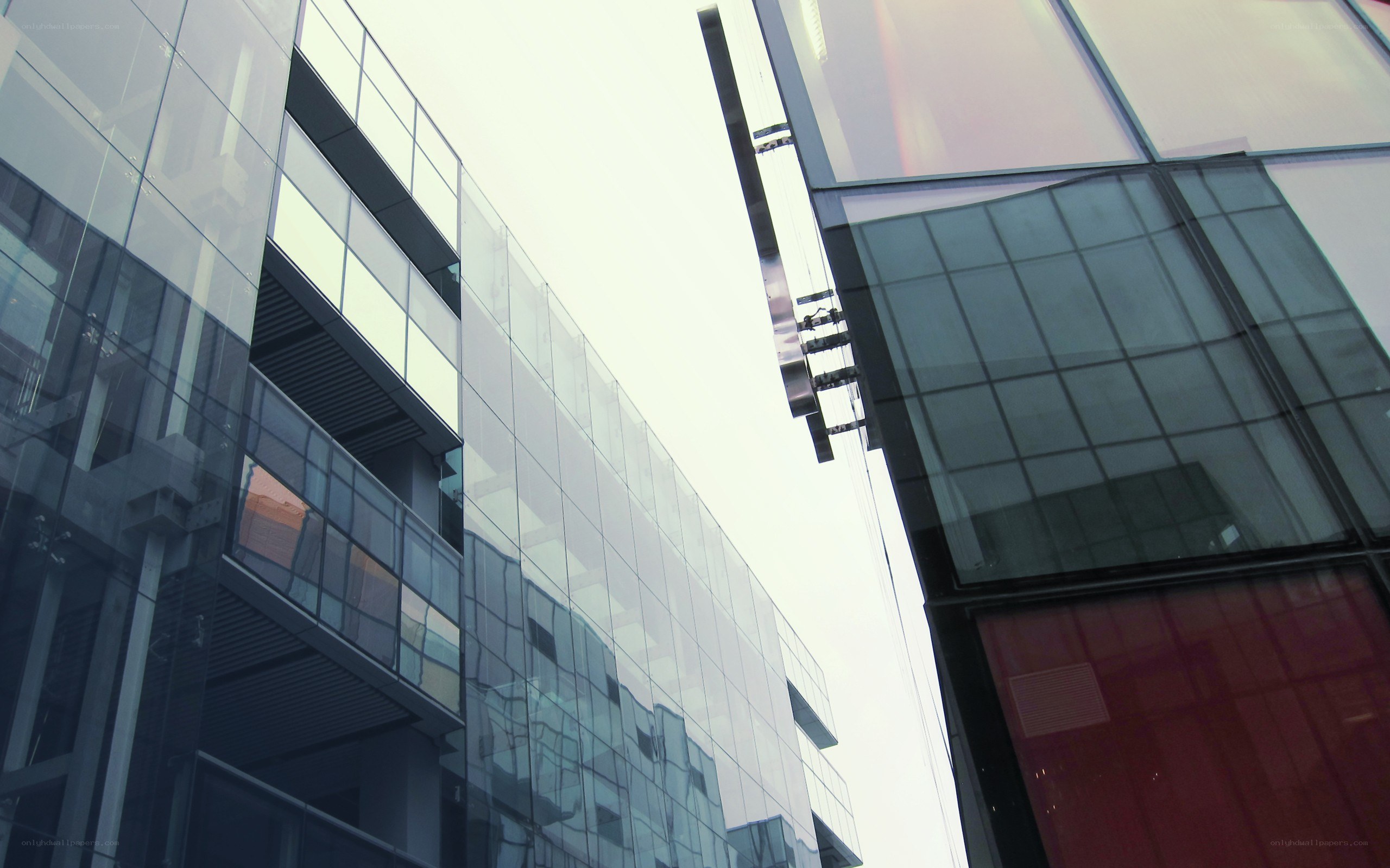 modern glass buildings