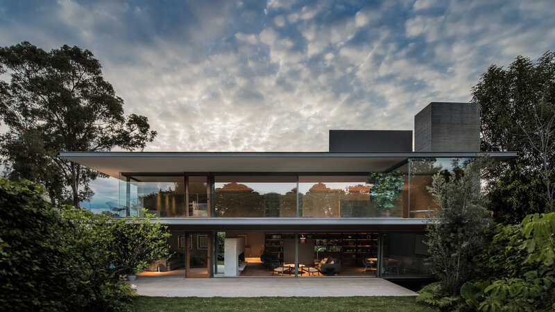 Modern Glass House — Gray