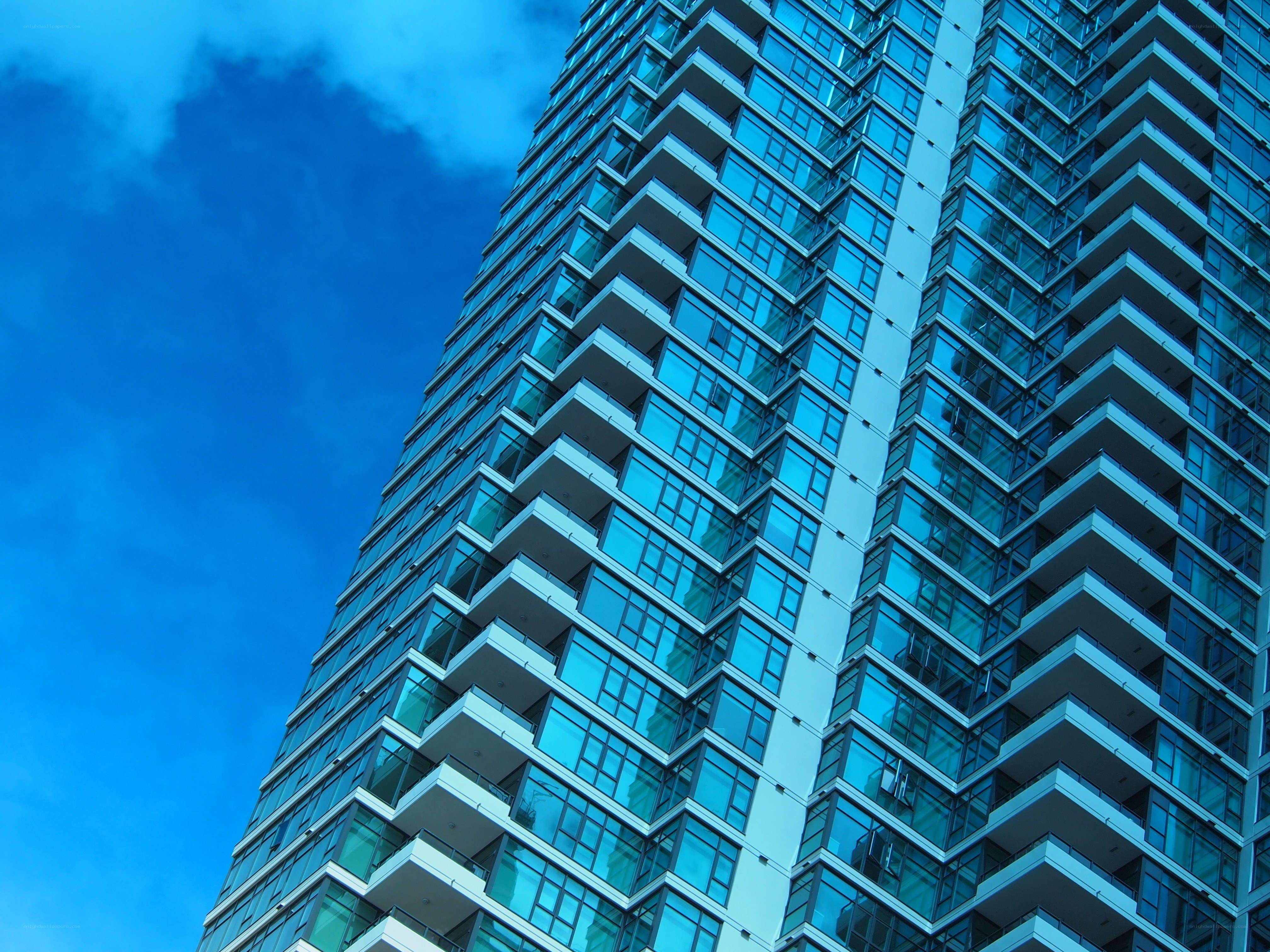 Modern glass skyscraper