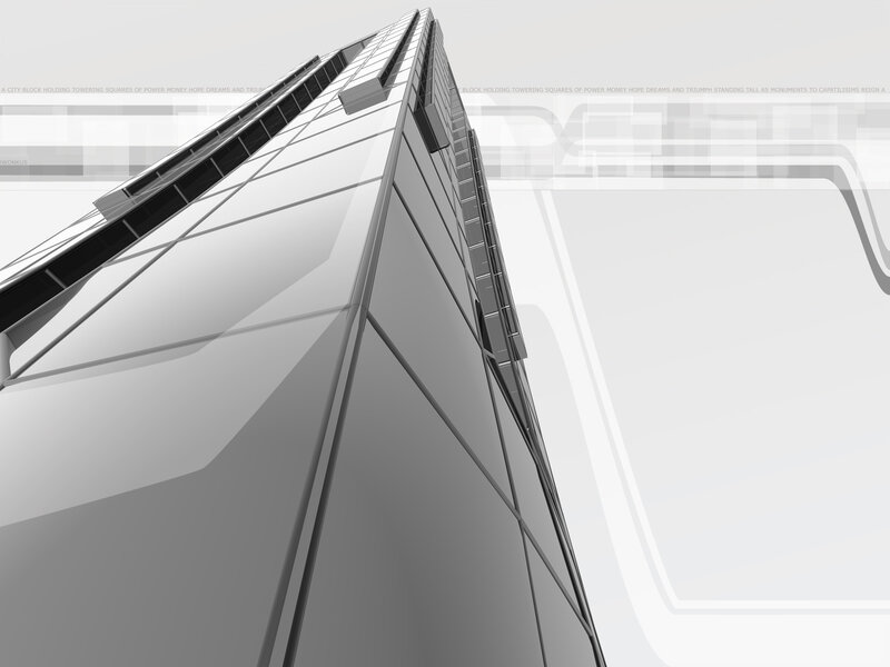 modern glass skyscraper