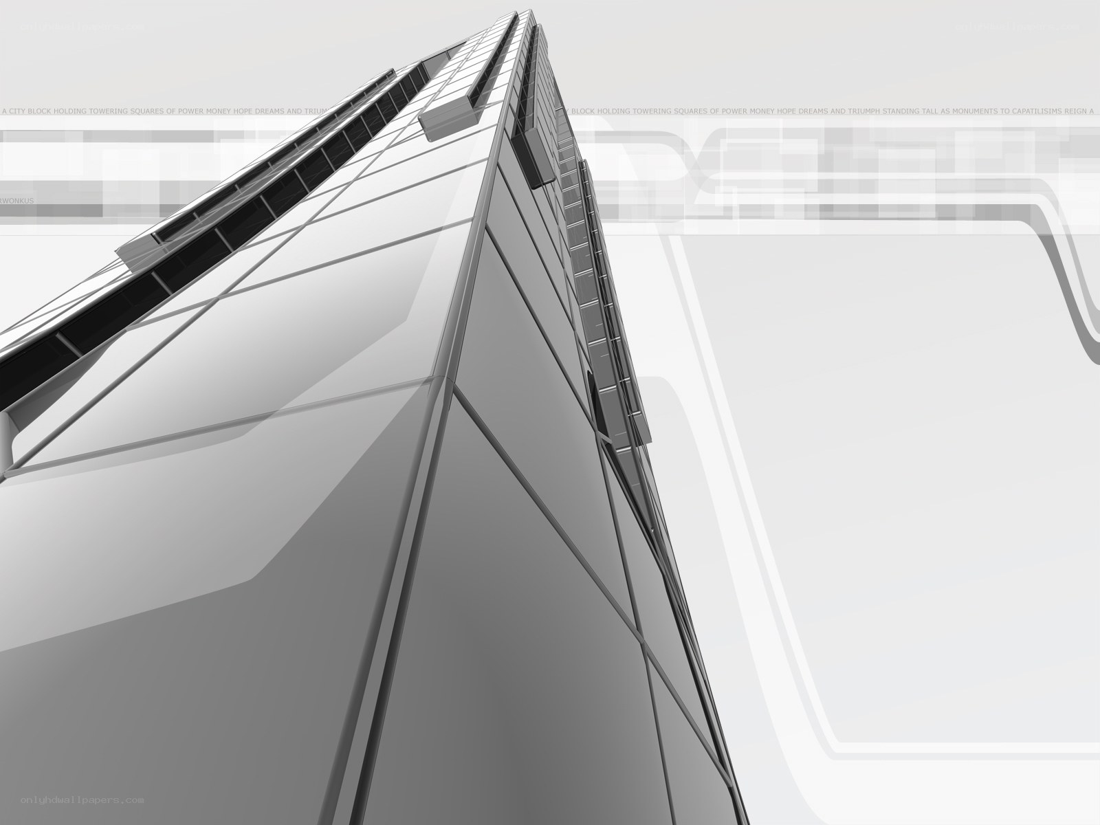 modern glass skyscraper