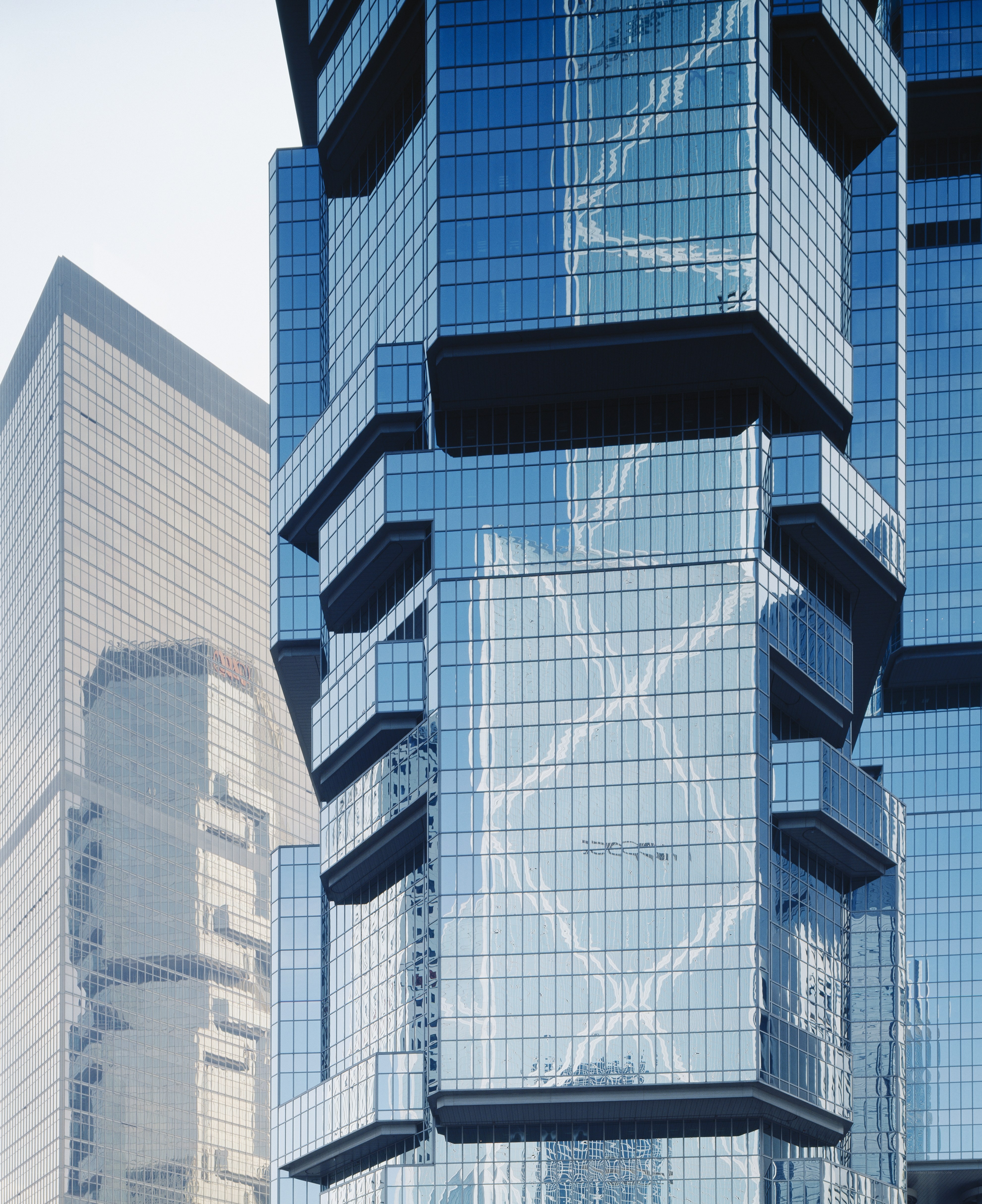 modern glass skyscraper