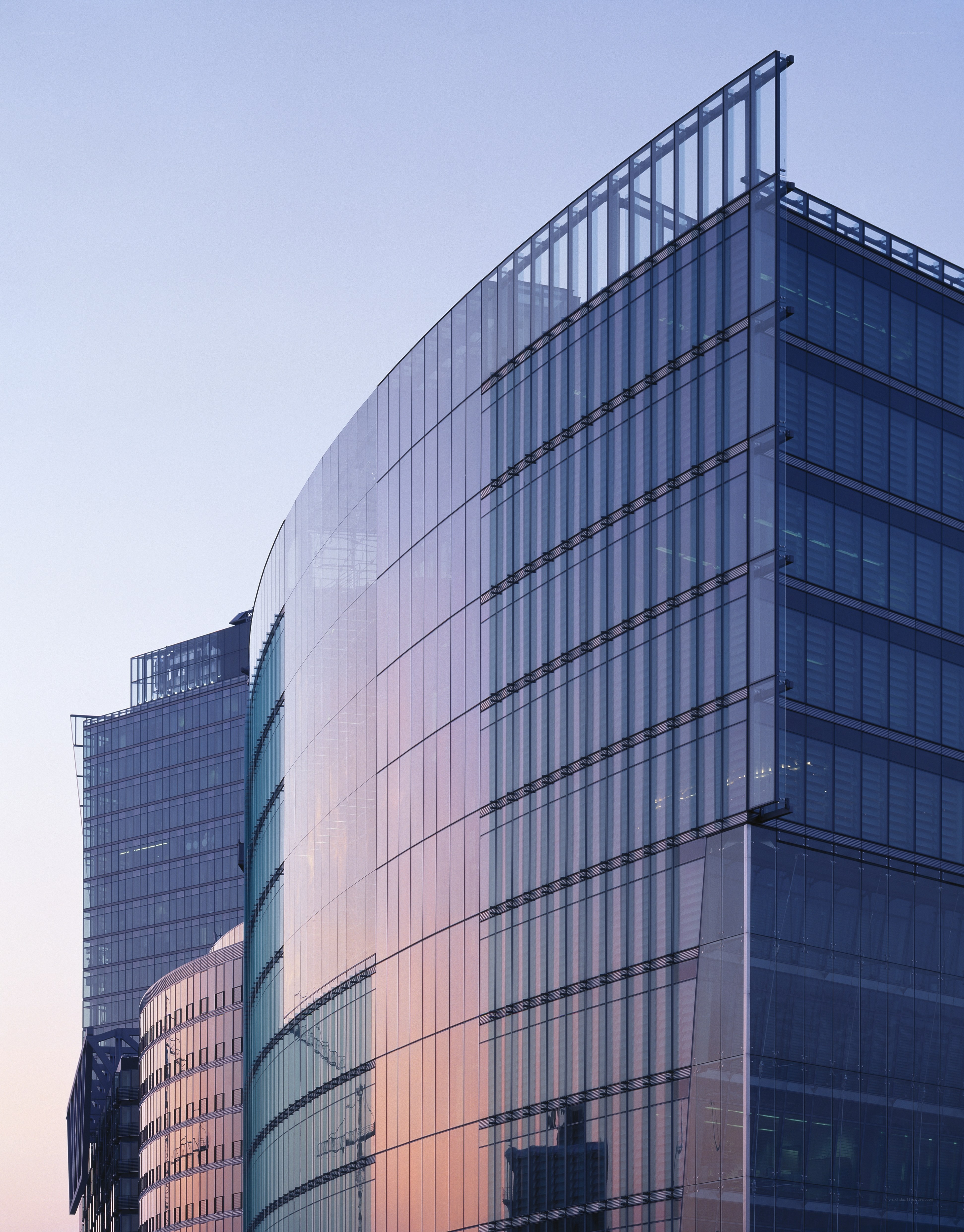 modern glass skyscraper