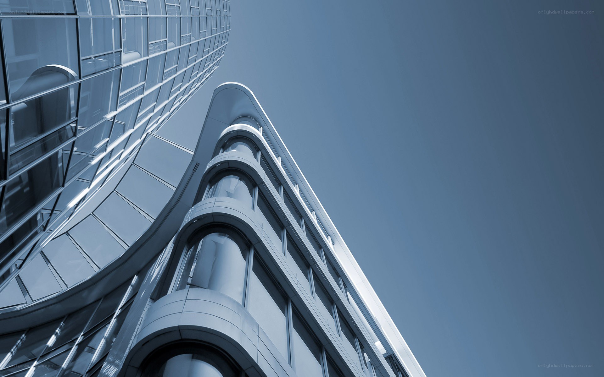 modern glass skyscraper