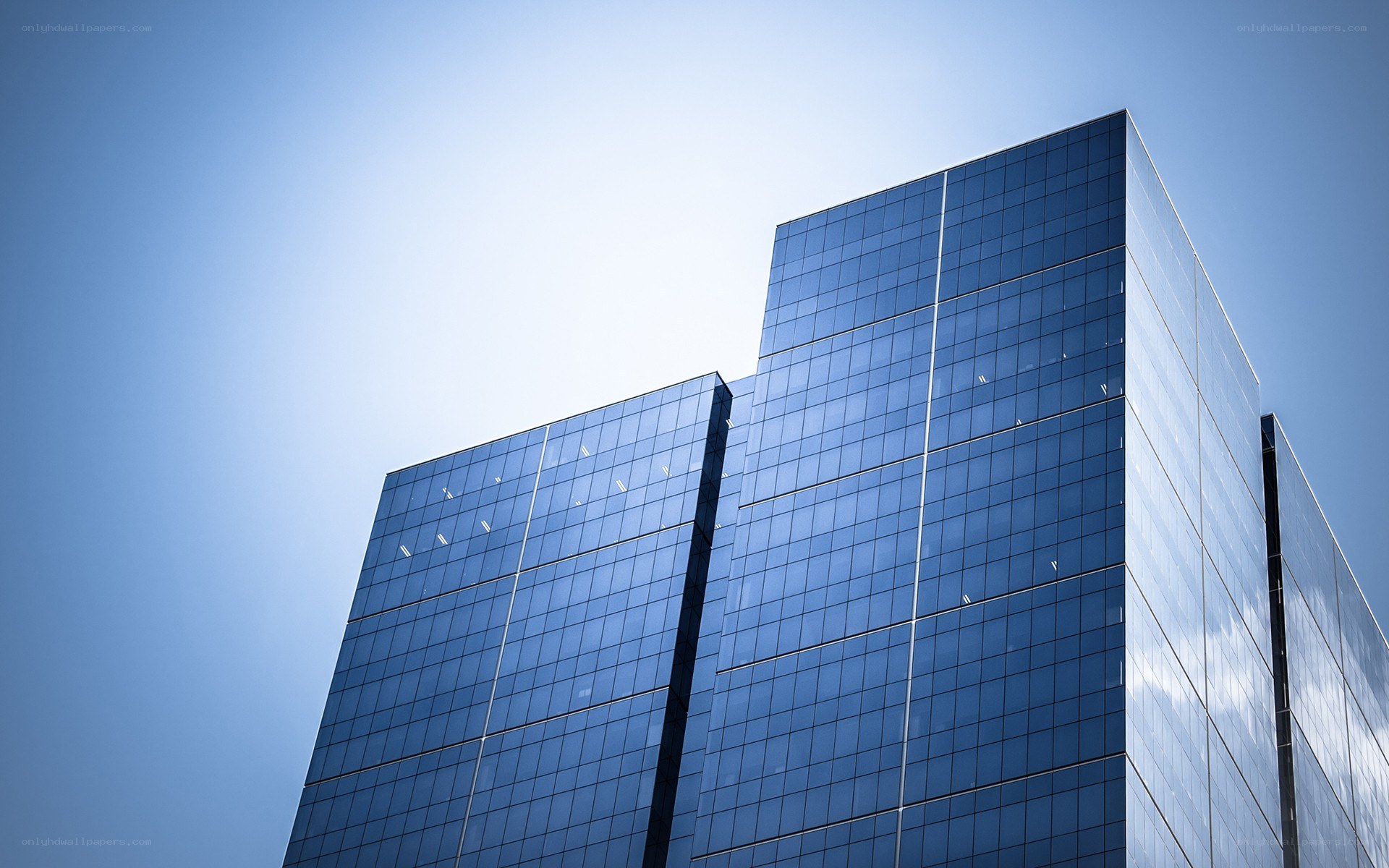 modern glass skyscraper