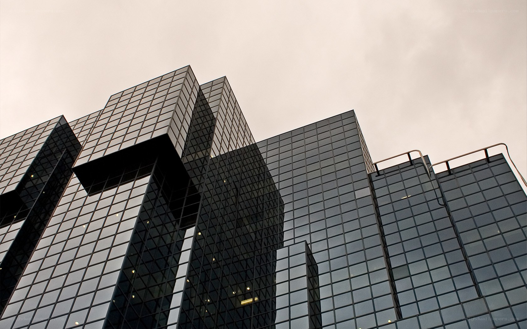 Modern glass skyscraper