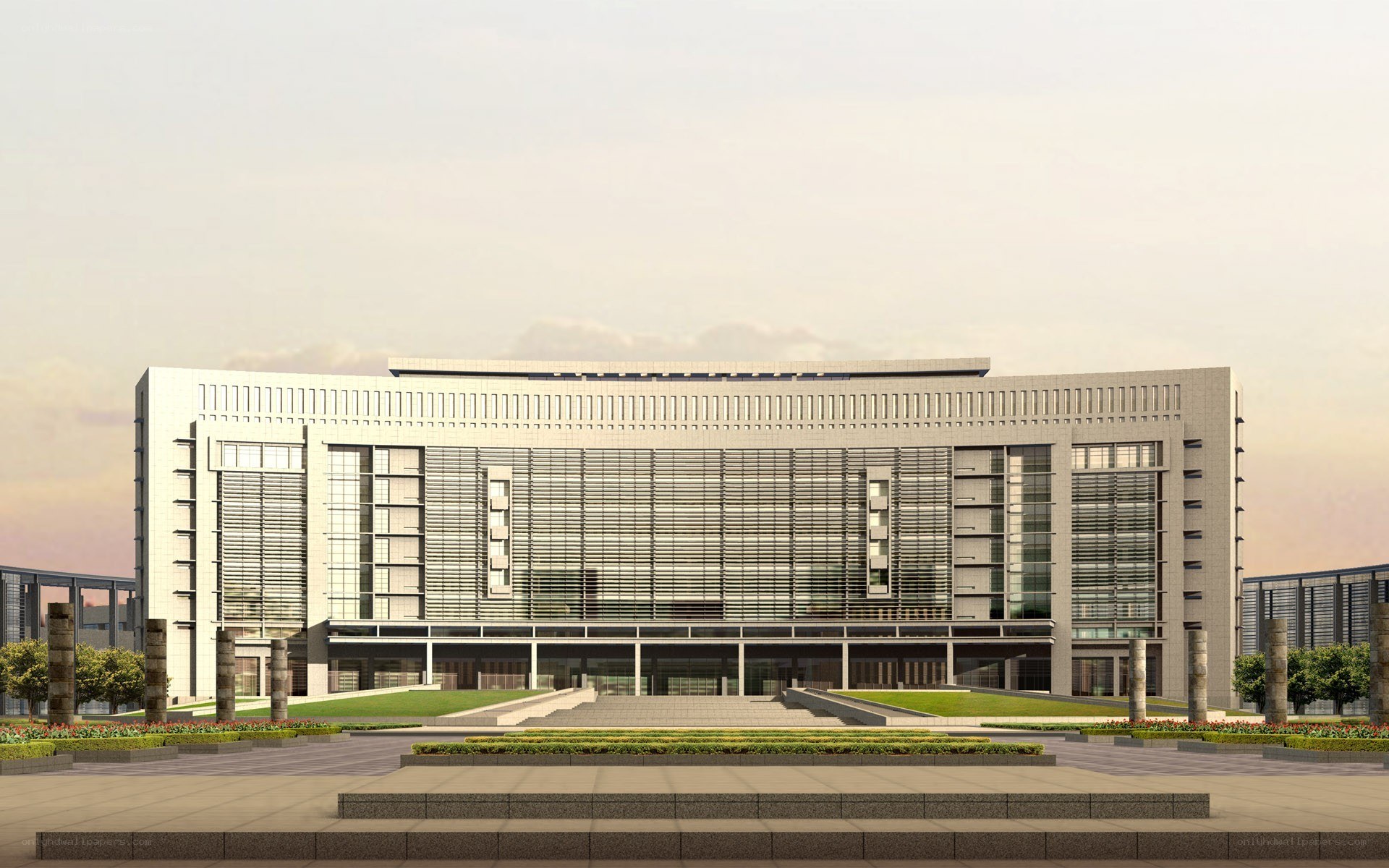 modern government building