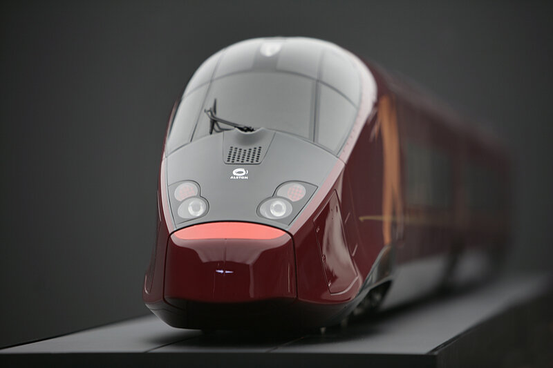 modern high-speed train model