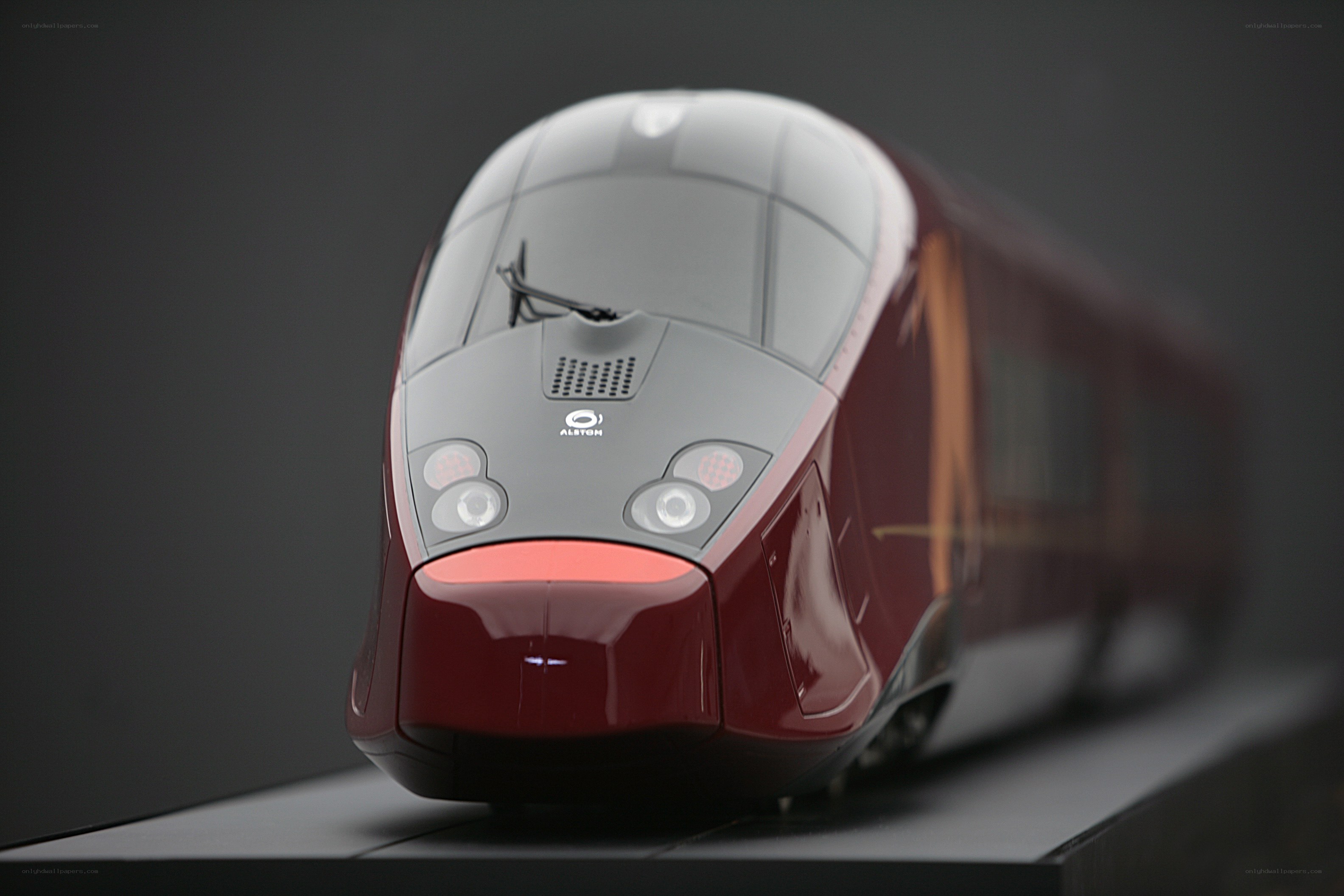 modern high-speed train model